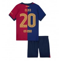 Maglie da calcio Barcelona Dani Olmo #20 Prima Maglia Bambino 2024-25 Manica Corta (+ Pantaloni corti)